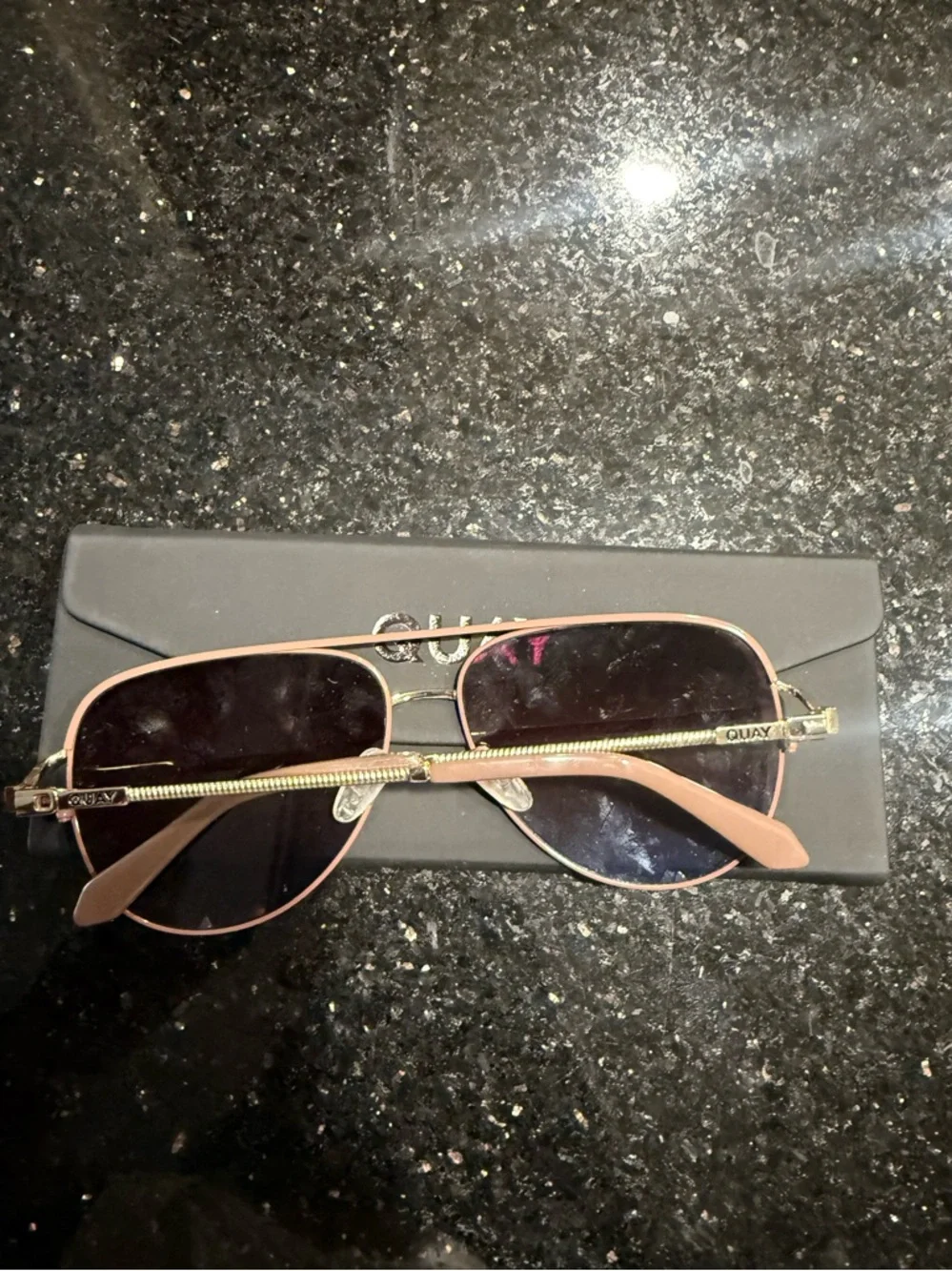 Quay Women's High Key Twist 51mm Aviator Sunglasses - Picture 4 of 5